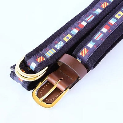 Nautical Belt Leather Buckle