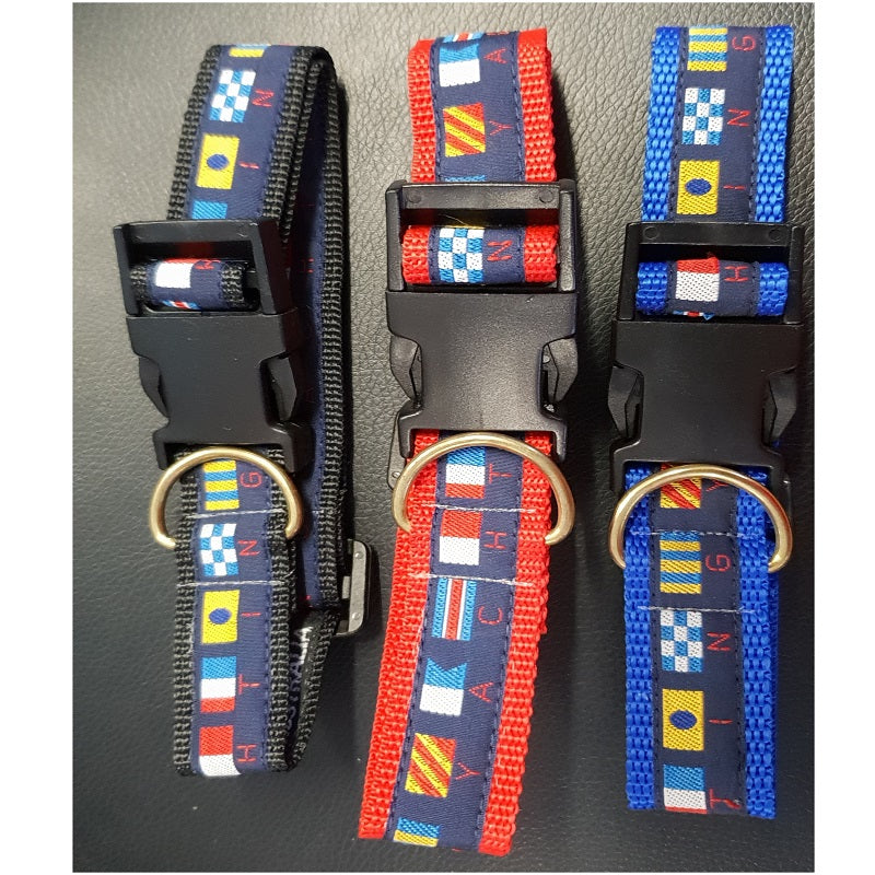 Nautical Dog Collar