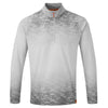 Gill Mens UV Tec Long Sleeve Zip Tee ICE